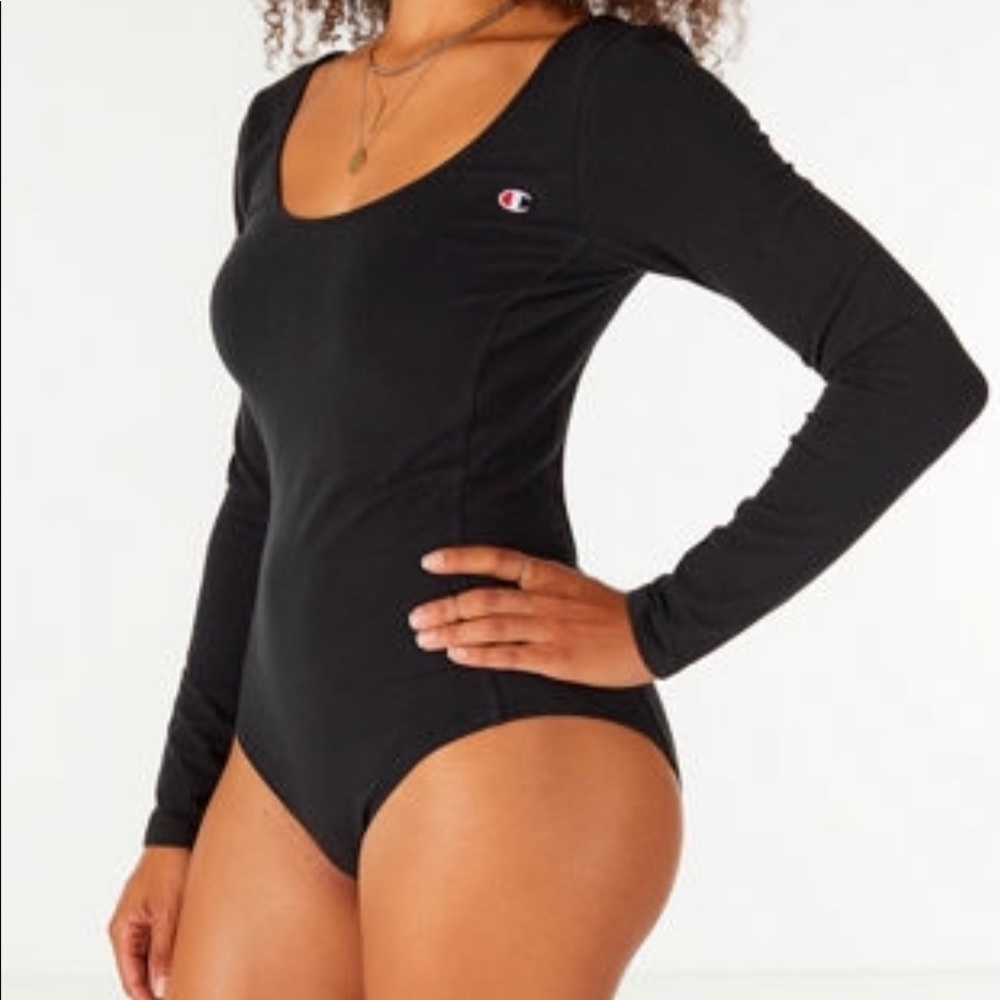 Champion scoop neck athletic bodysuit